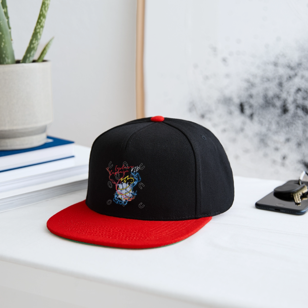 Snapback Cap - Eustass Captain Kid - Schwarz/Rot