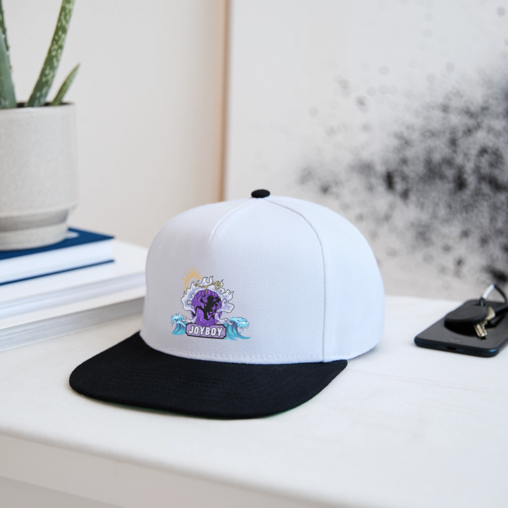 Snapback Cap – JOYBOY Für wahre Legenden! - Weiß/Schwarz