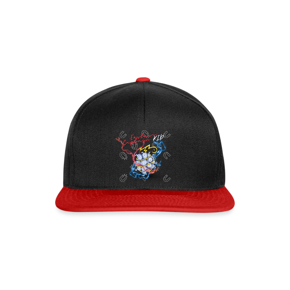 Snapback Cap - Eustass Captain Kid - Schwarz/Rot