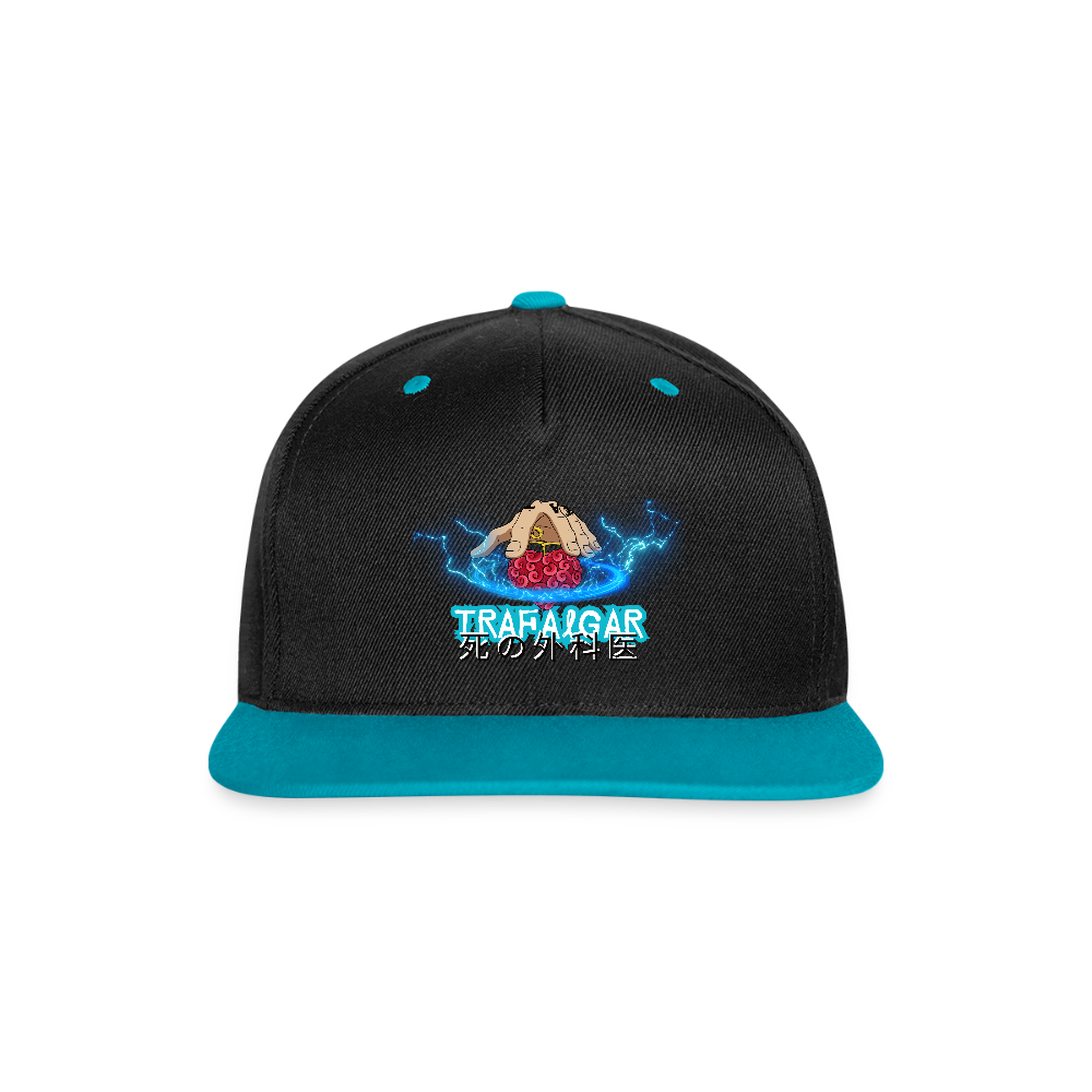 Snapback Cap– Trafalgar „Chirurg des Todes“ - Schwarz/Türkis