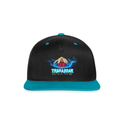 Snapback Cap– Trafalgar „Chirurg des Todes“ - Schwarz/Türkis