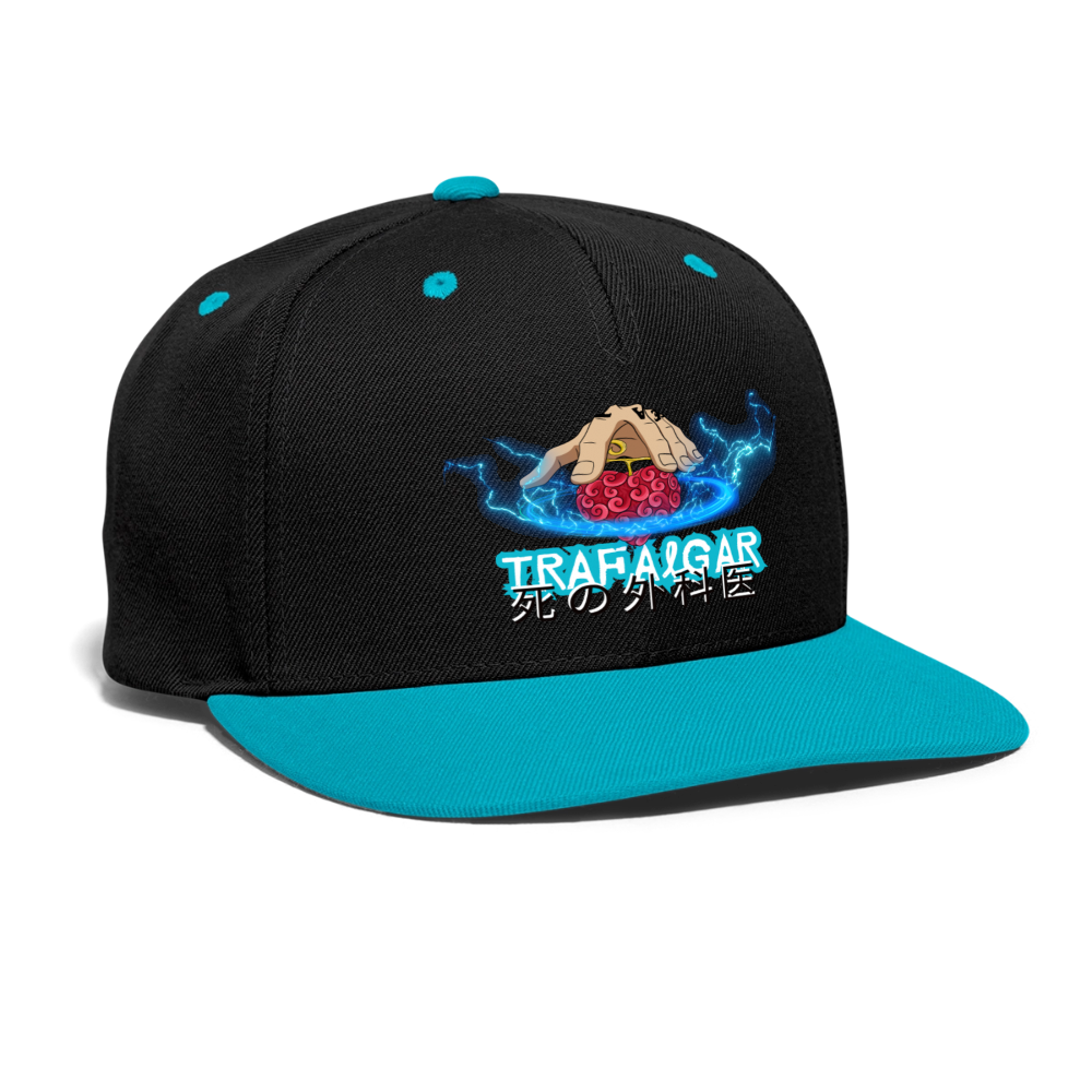 Snapback Cap– Trafalgar „Chirurg des Todes“ - Schwarz/Türkis
