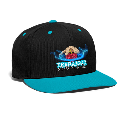 Snapback Cap– Trafalgar „Chirurg des Todes“ - Schwarz/Türkis